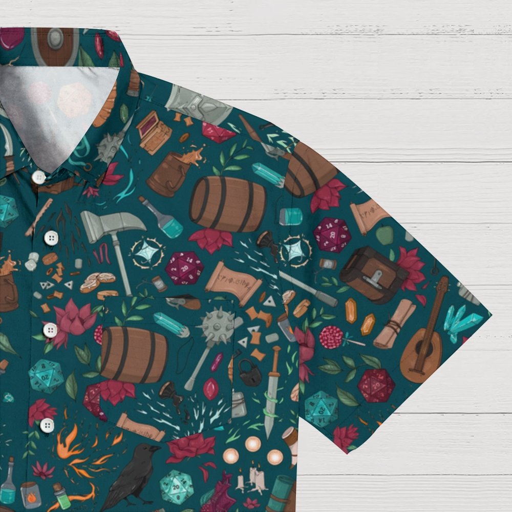 Magic Dice Forest Geeky Shirt