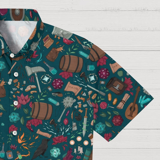 Magic Dice Forest Geeky Shirt