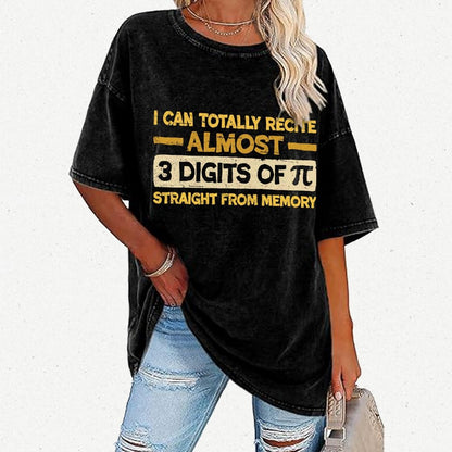 3 Digits Of Pi Vintage Distressed T-shirt