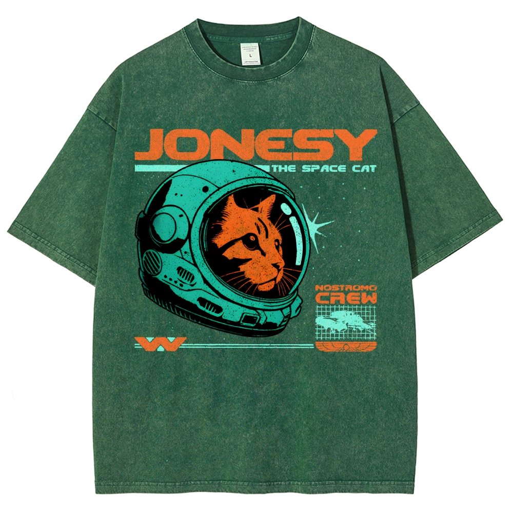 Jonesy The Space Cat Vintage Distressed T-shirt