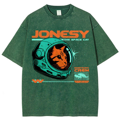 Jonesy The Space Cat Vintage Distressed T-shirt