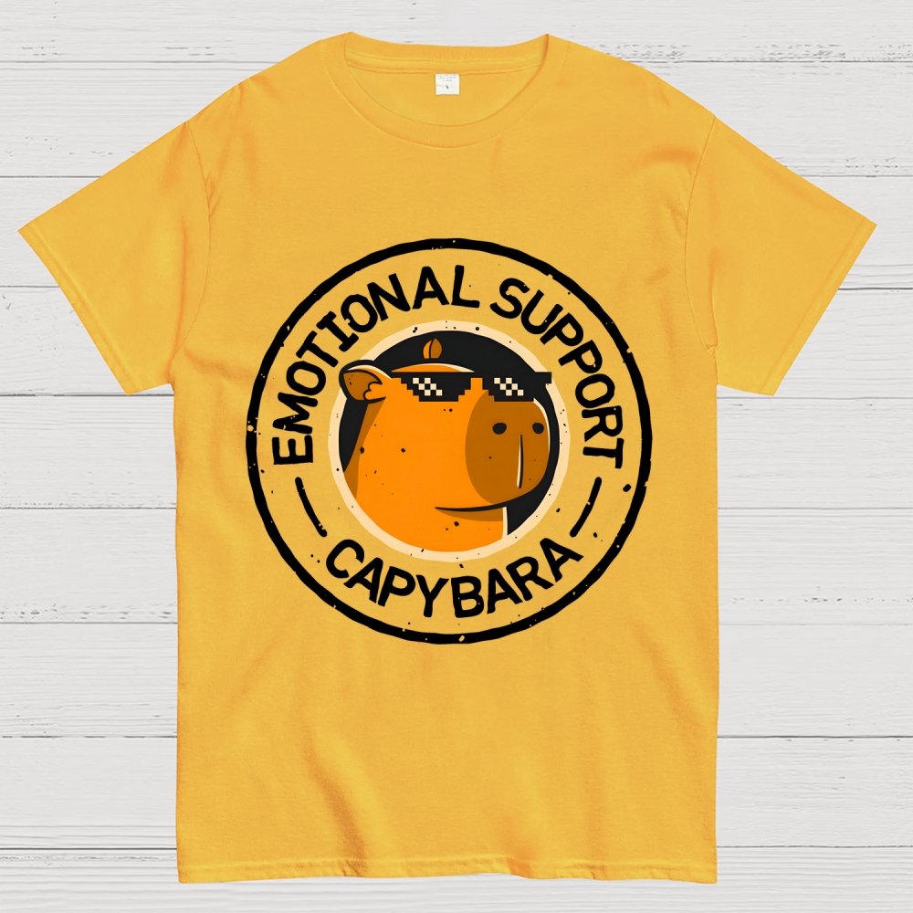 Emotional Support Capybara Geek T-Shirt