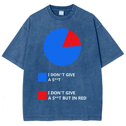 I Don't Give A S**t Vintage Distressed T-shirt