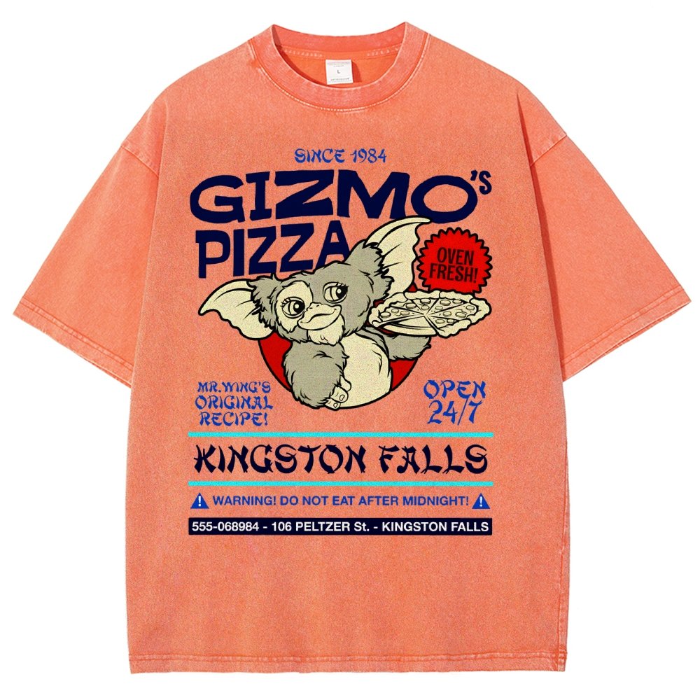 Gizmo's Pizza Pi Day Nerd Vintage Distressed T-shirt
