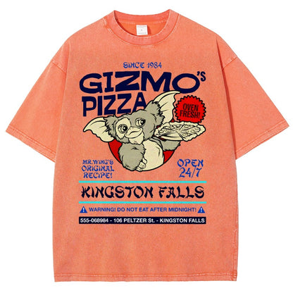 Gizmo's Pizza Pi Day Nerd Vintage Distressed T-shirt