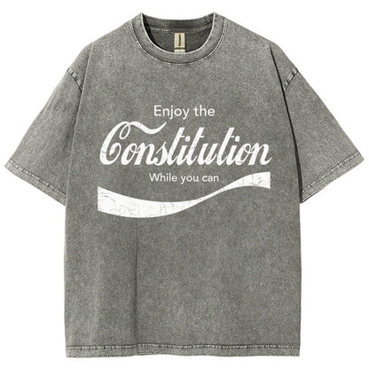 Constitution Cola Vintage Distressed T-shirt