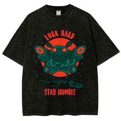 Lurk Hard Vintage Distressed T-shirt
