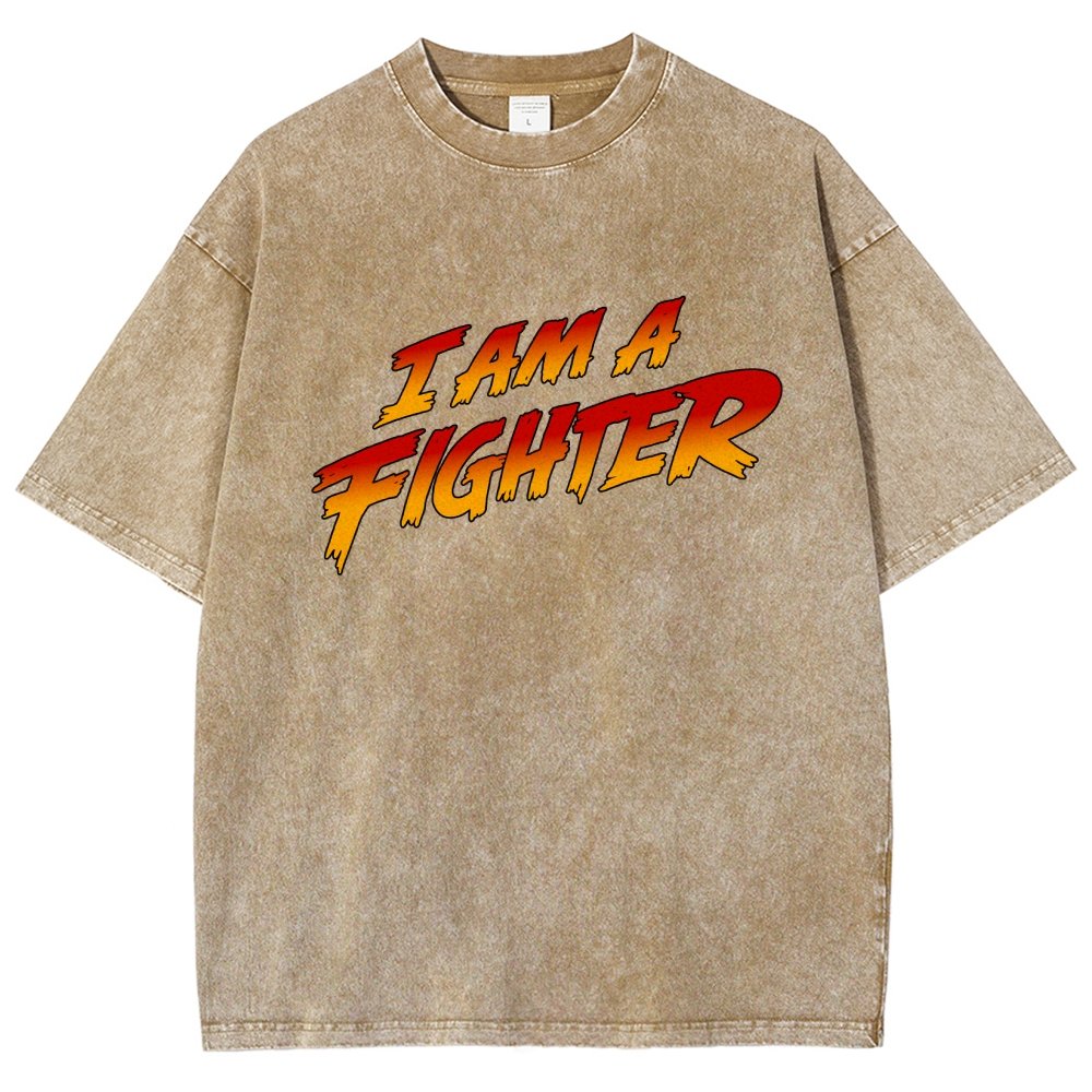 I Am A Fighter Vintage Distressed T-shirt