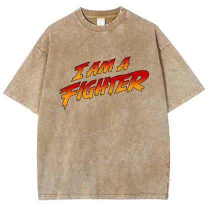 I Am A Fighter Vintage Distressed T-shirt