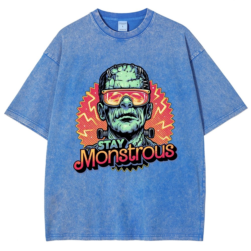 Stay Monstrous Vintage Distressed T-shirt