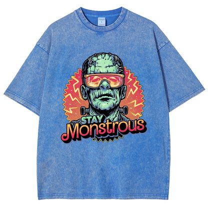 Stay Monstrous Vintage Distressed T-shirt