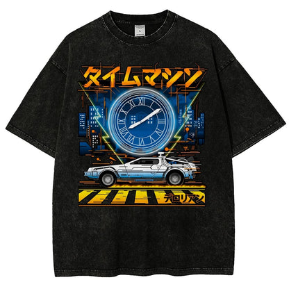 Time Machine Vintage Distressed T-shirt
