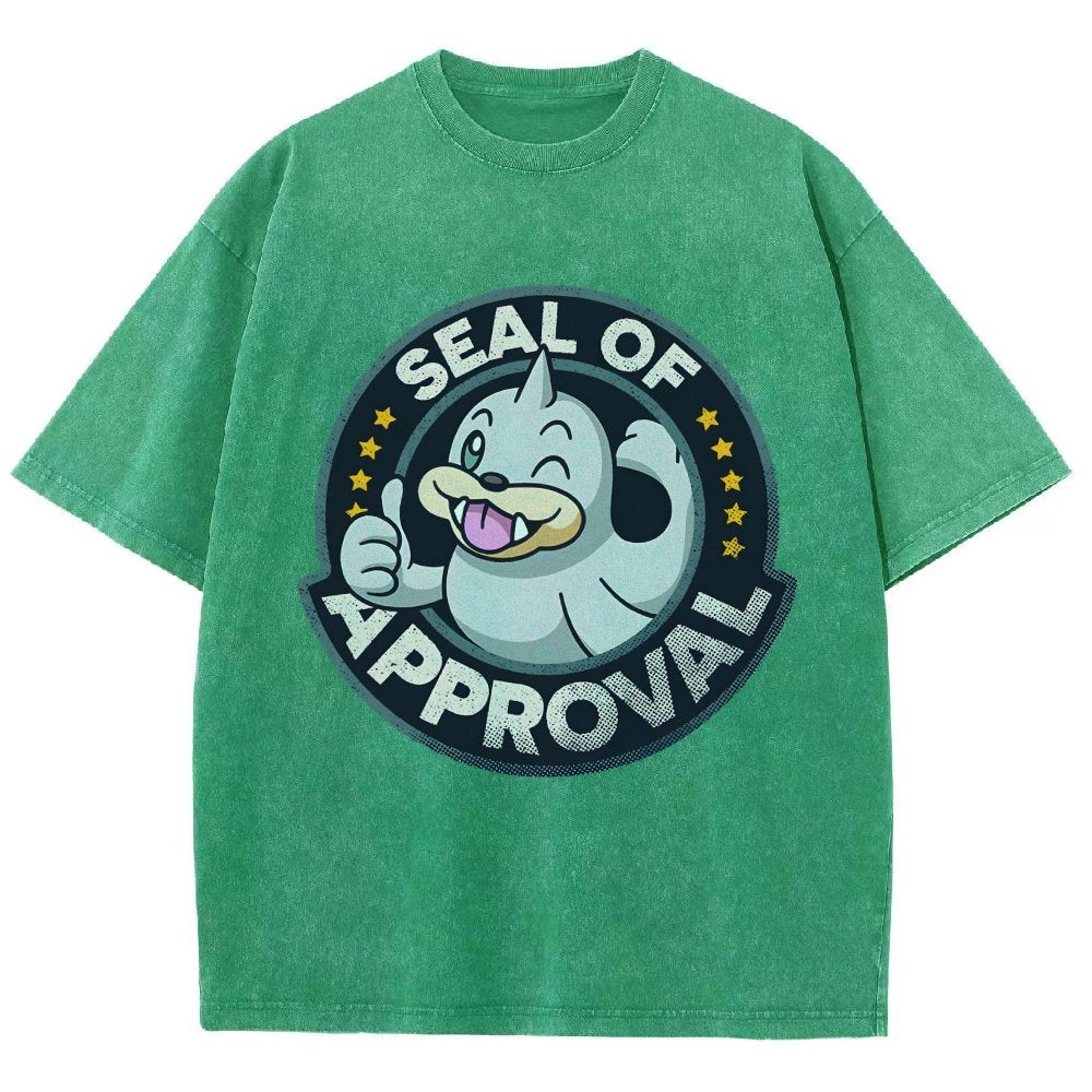 Seal of Approval Vintage Distressed T-shirt