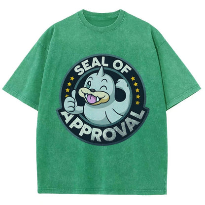 Seal of Approval Vintage Distressed T-shirt