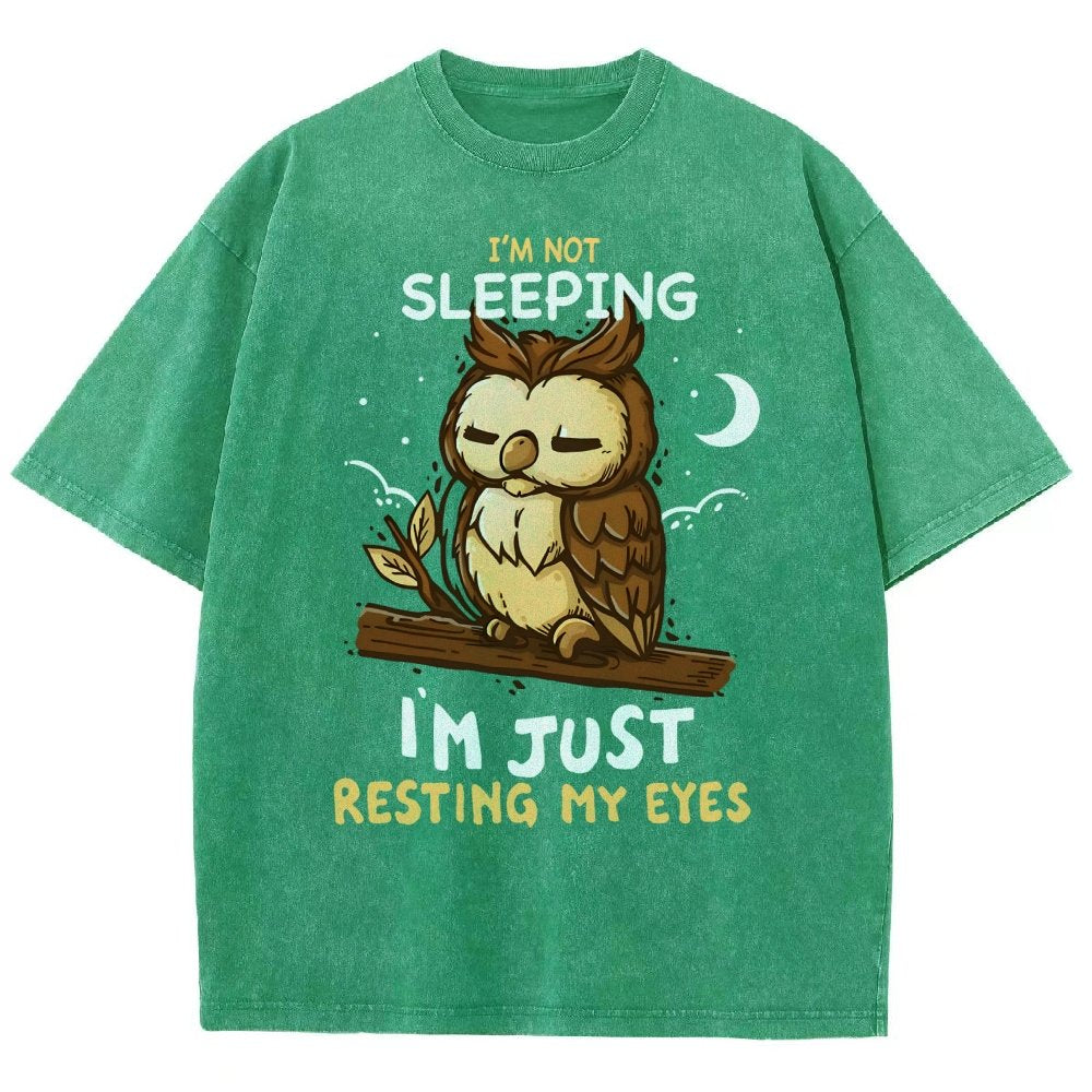 Just Resting My Eyes Vintage Distressed T-shirt