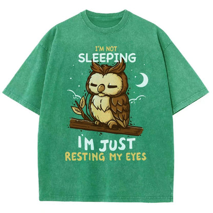 Just Resting My Eyes Vintage Distressed T-shirt