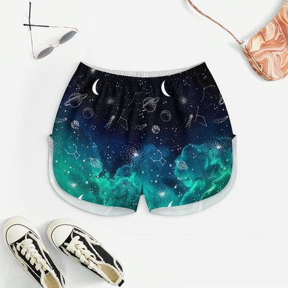 Starry Constellation Women's Geek Suspender Cami Set