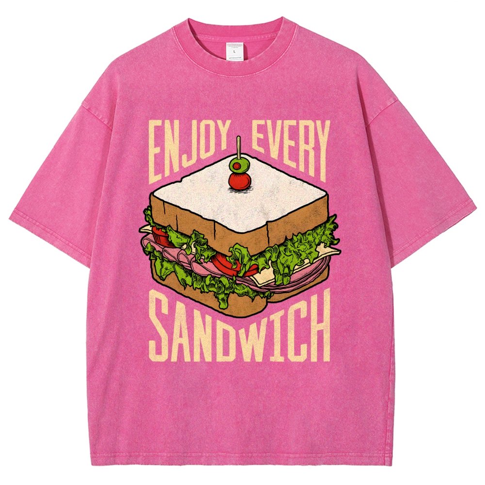Enjoy Every Sandwich Vintage Distressed T-shirt