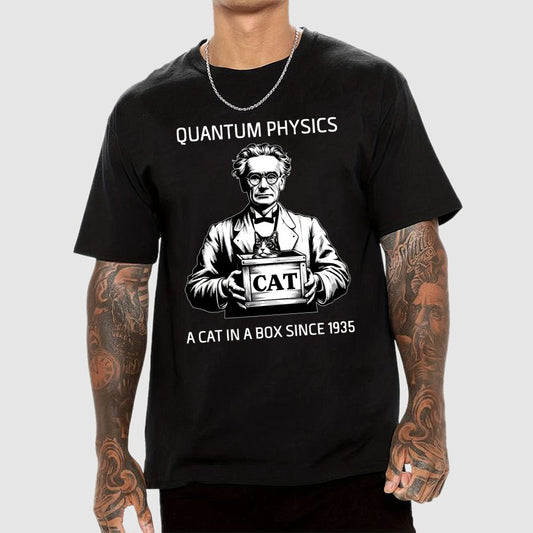 Schrödinger's Cat Quantum Geek T-Shirt