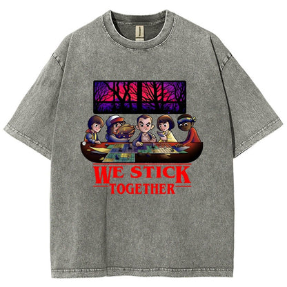We Stick Together Vintage Distressed T-shirt