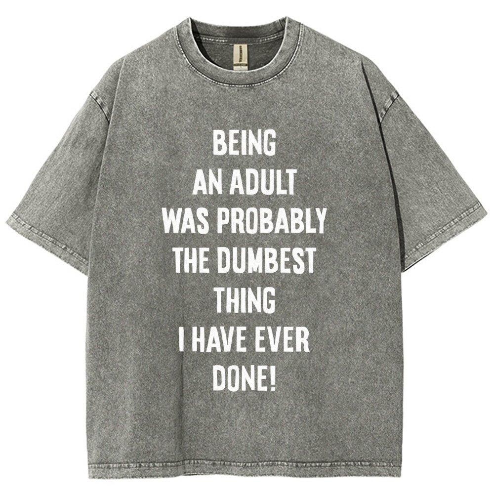 The Dumbest Thing Vintage Distressed T-shirt