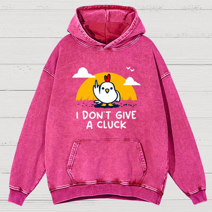 Don’t Give A Cluck Vintage Distressed Hoodie