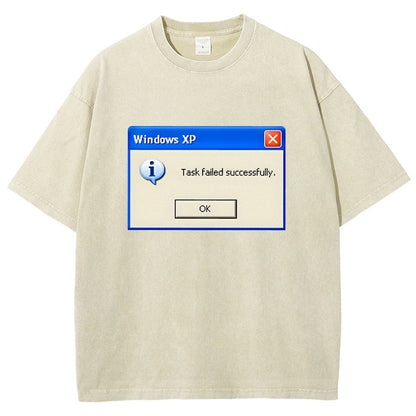 Task Failed Successfully Vintage Distressed T-shirt