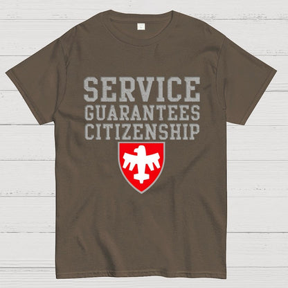 Service Guarantees Citizenship Unisex Geek T-Shirt