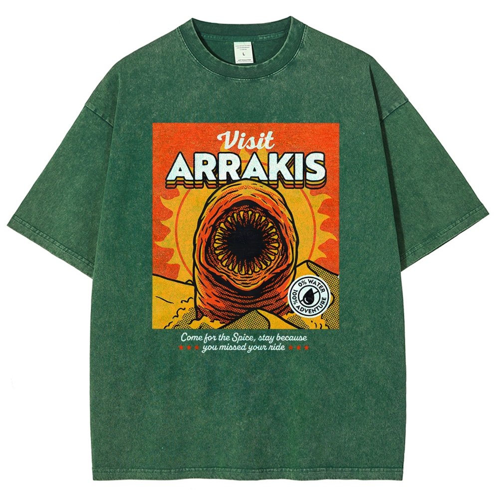 Come For The Spice Vintage Distressed T-shirt