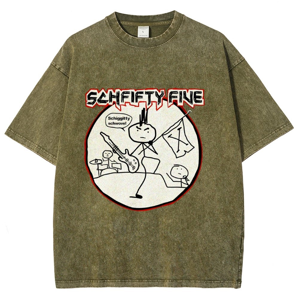 Schfifty Five Vintage Distressed T-shirt