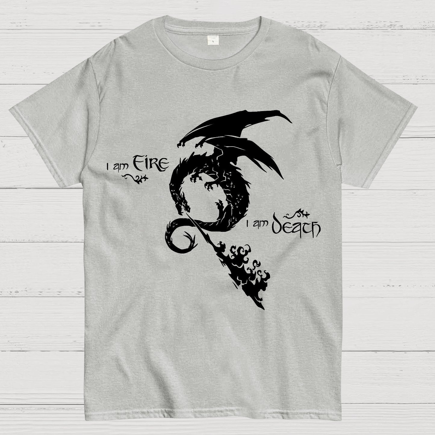 I am Fire，I am Death Geek T-Shirt