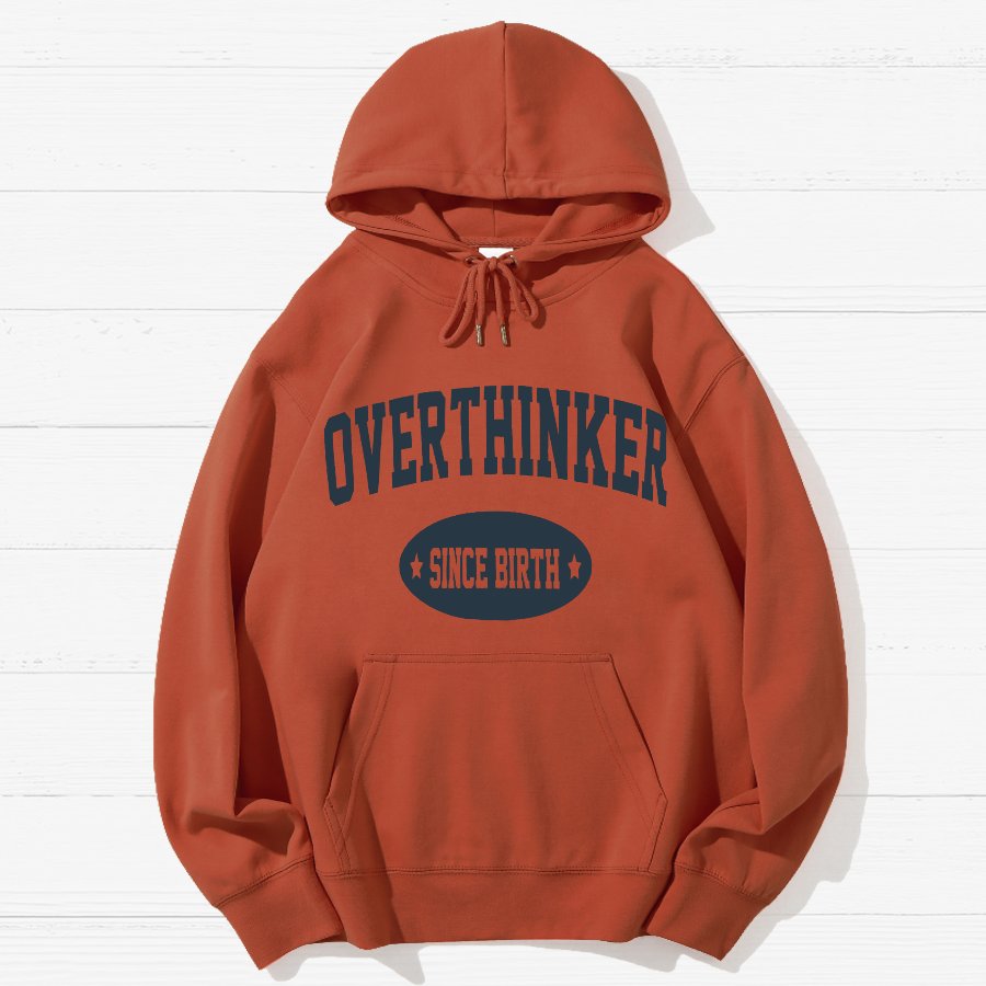 Overthinking Geek Cotton Hoodie