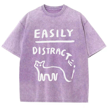 Easily Distrac Vintage Distressed T-shirt