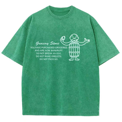 Chance on Eggs Pass Go Vintage Distressed T-shirt