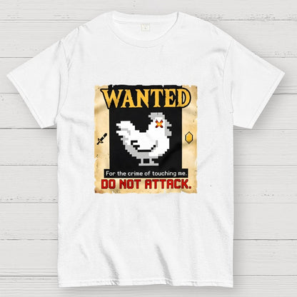 Wanted For The Crime Of Touching Me Art Print Geek T-Shirt