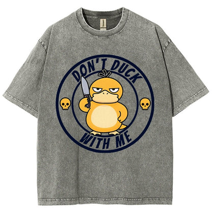 Don't Duck With Me Vintage Distressed T-shirt