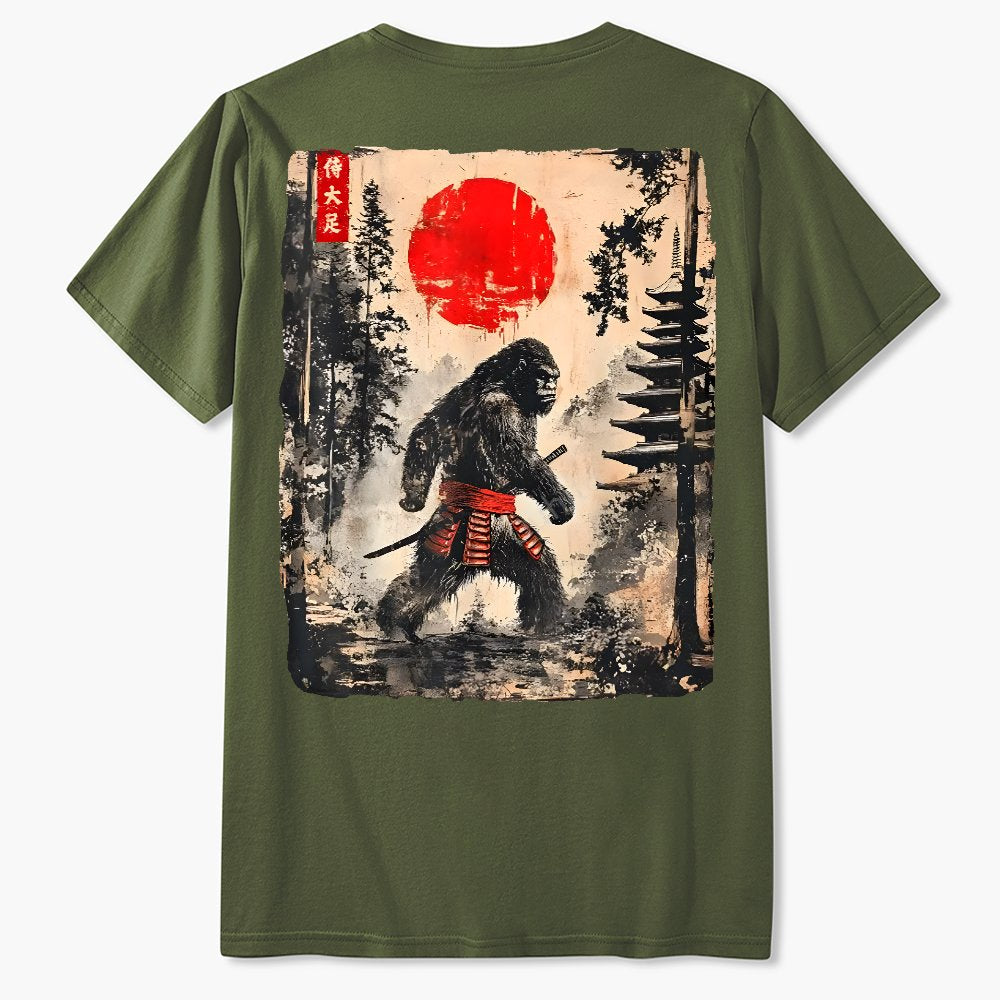 Funny Samurai Ukiyo-e Vintage Graphic Geek T-Shirt