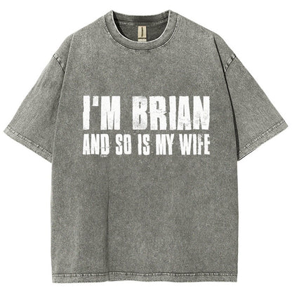 I'm Fred And So Is My Wife Vintage Distressed T-shirt