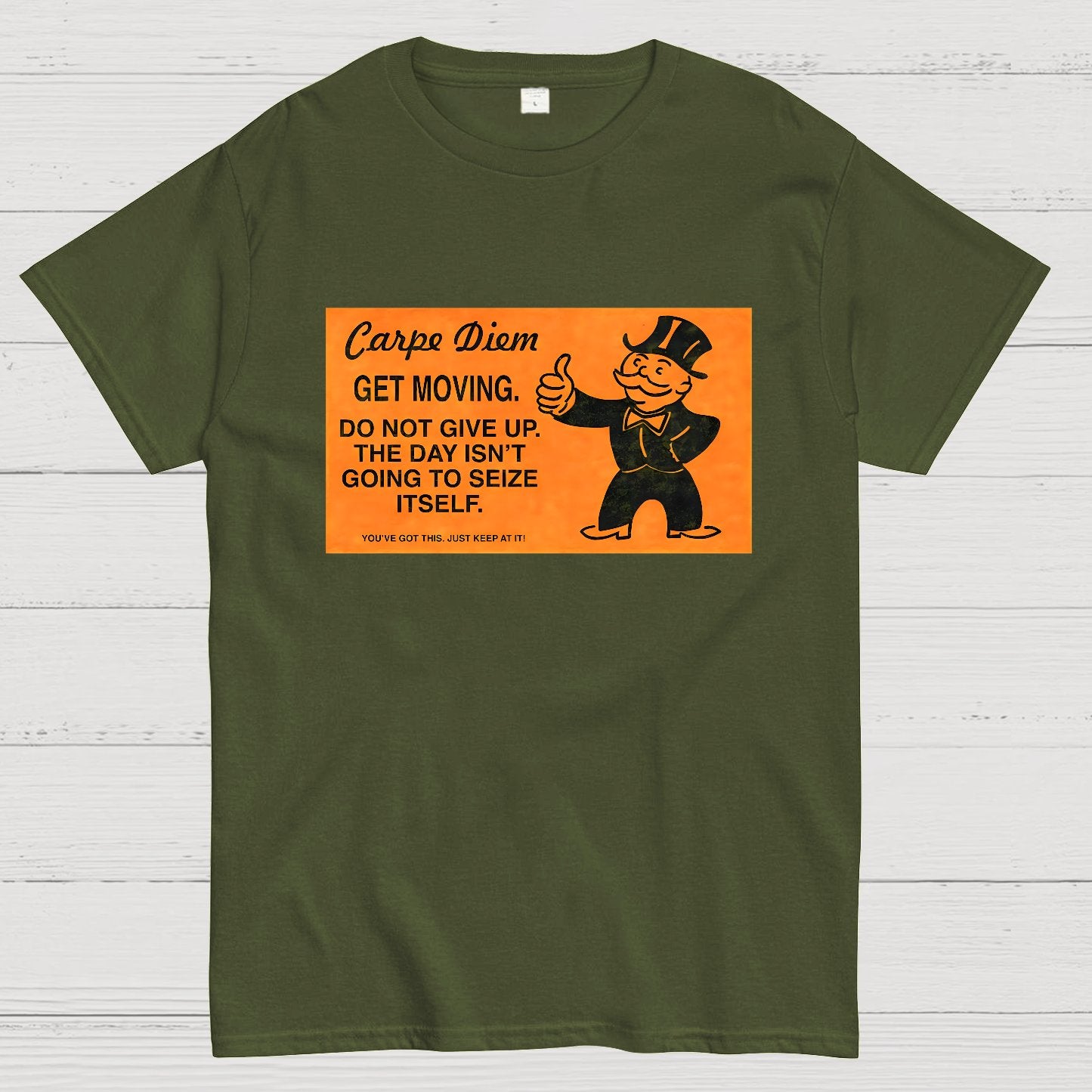 Carpe Diem Card Geek T-Shirt