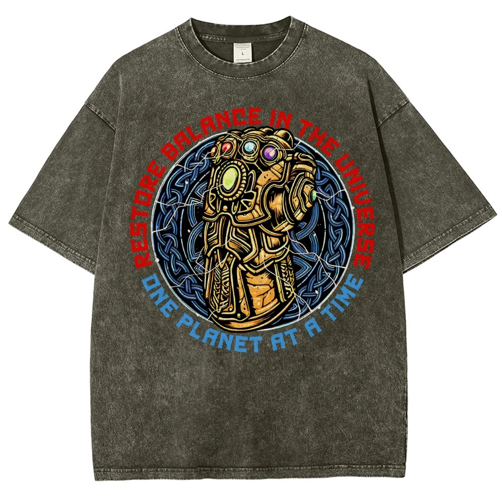 Restore Balance Vintage Distressed T-shirt