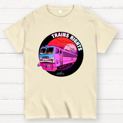 Trains Rights Geek T-Shirt