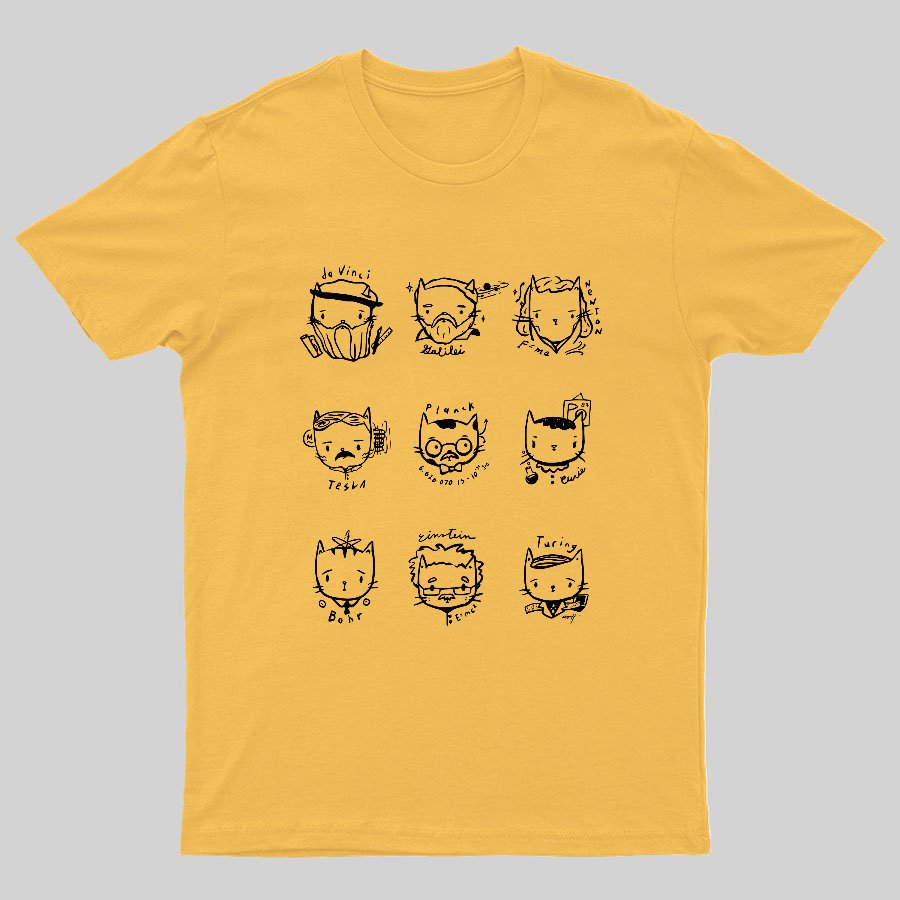 Mad Science Cats Geeky T-Shirt