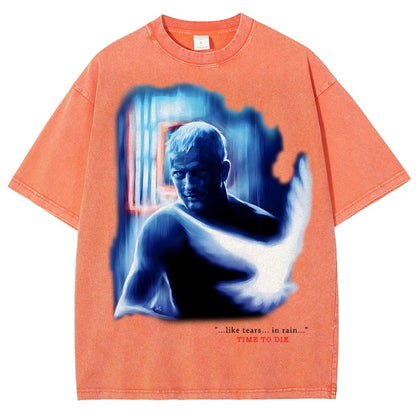 TIME TO DIE Vintage Distressed T-shirt