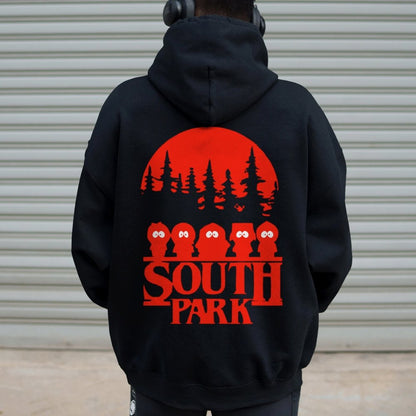 Stranger Park Inspired Art Printed Back Unisex Cotton Hoodie