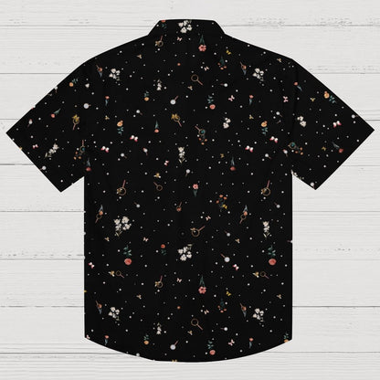 Magnifying Glass Flower Geeky Shirt