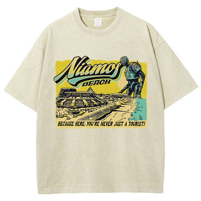 Niamos Beach Vintage Distressed T-shirt