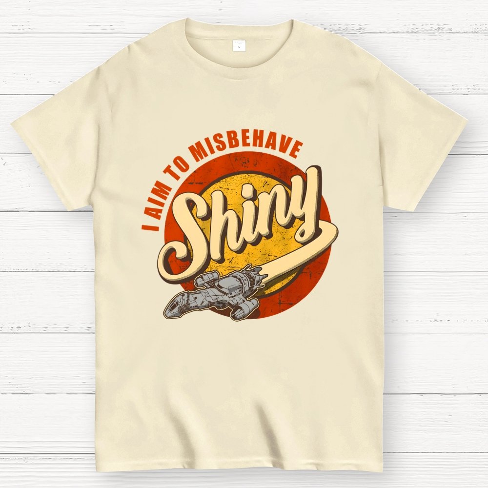 Shiny I Aim to Misbehave Geek T-Shirt 2509001385
