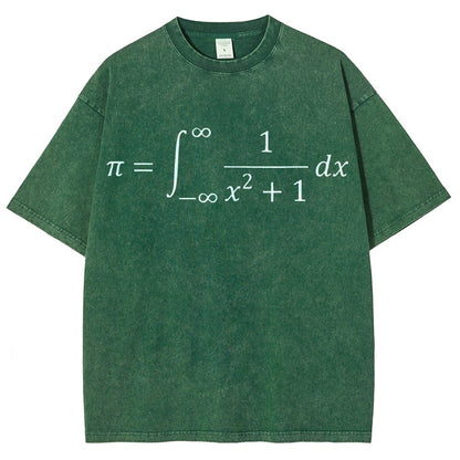 The Constant Number Pi Nerd Vintage Distressed T-shirt