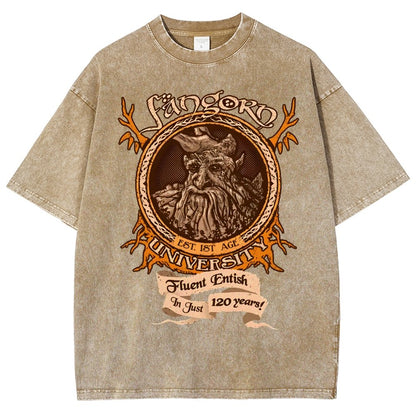 Elden University Vintage Distressed T-shirt