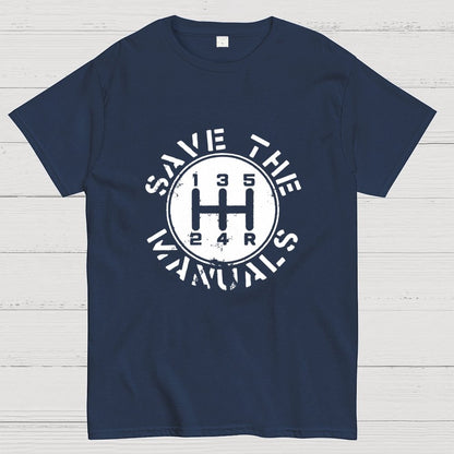 Save The Manuals Geek T-Shirt